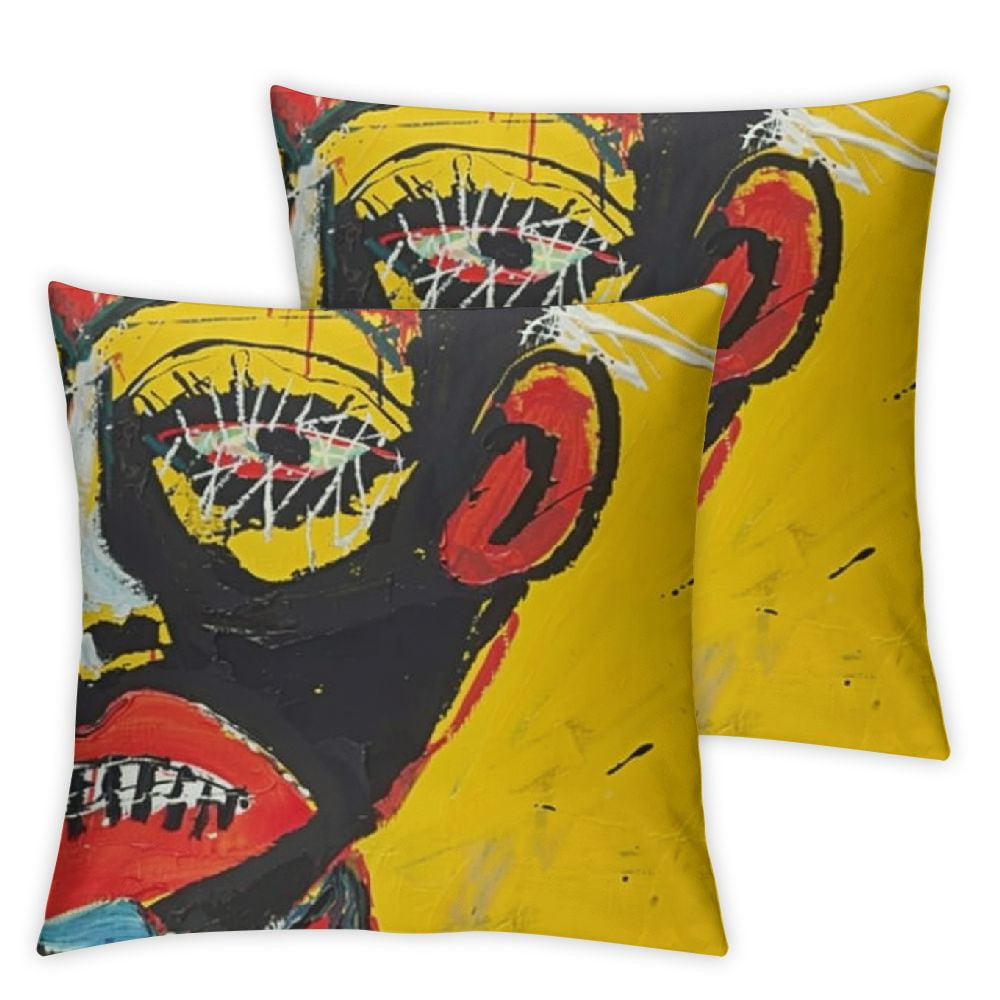 American Jean Shirt Michel Artist Basquiat Throw Pillow Covers Case