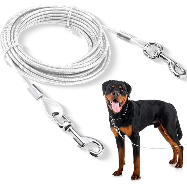 American Kennel Club AKC Heavy Duty Steel TieOut Cable for Dogs