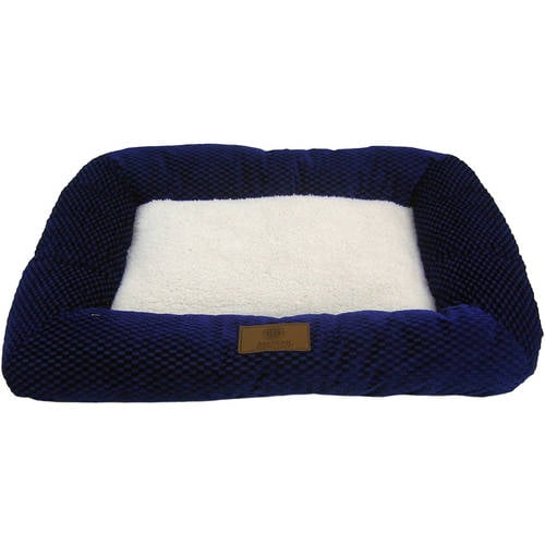 American Kennel Club Bolster Crate Pads, 36", Burgundy