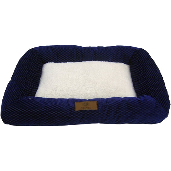 American Kennel Club Bolster Crate Pads 36"-Navy, Pk 1, American Kennel Club