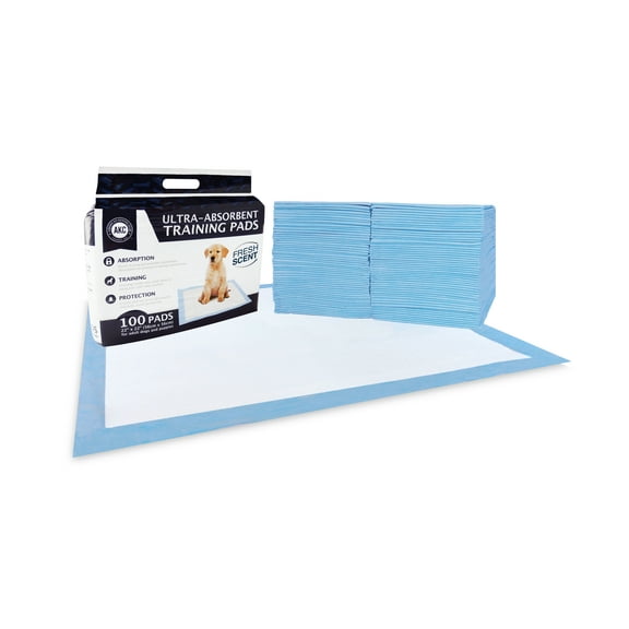 American Kennel Club Fresh Scent Training Pads, 22"X22", 100ct