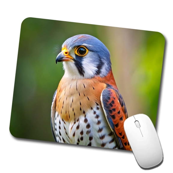 American Kestrel Raptor Bird Of Prey Mouse Pad Low Profile Gaming Mat