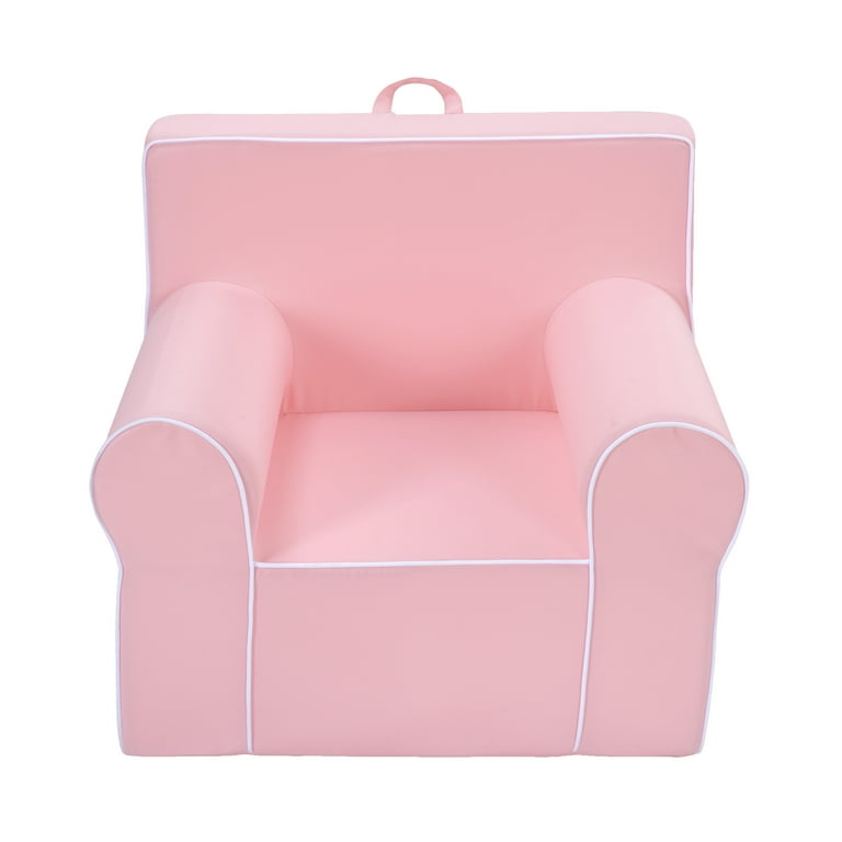 Pink deals check chair