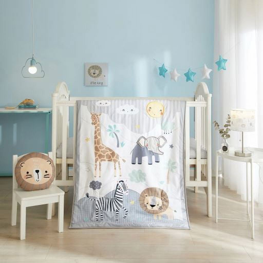 American Kids Safari Baby Crib Bedding Set