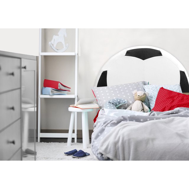 American Kids Soccer Ball Figural Twin Size Headboard