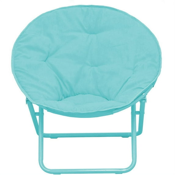 American Kids Solid Faux-Fur Saucer Chair, Multiple Colors