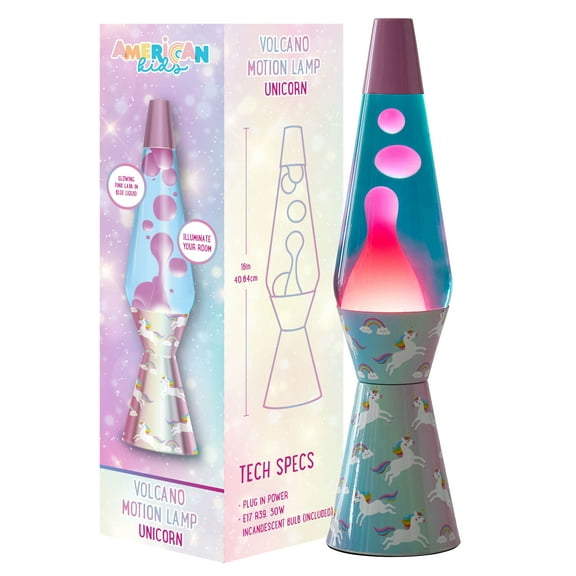 American Kids Unicorn Lava Motion Lamp