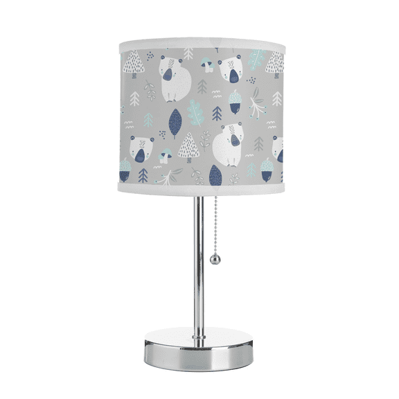 American Kids Woodland Baby Grey Stick Lamp for Nursery Room Décor