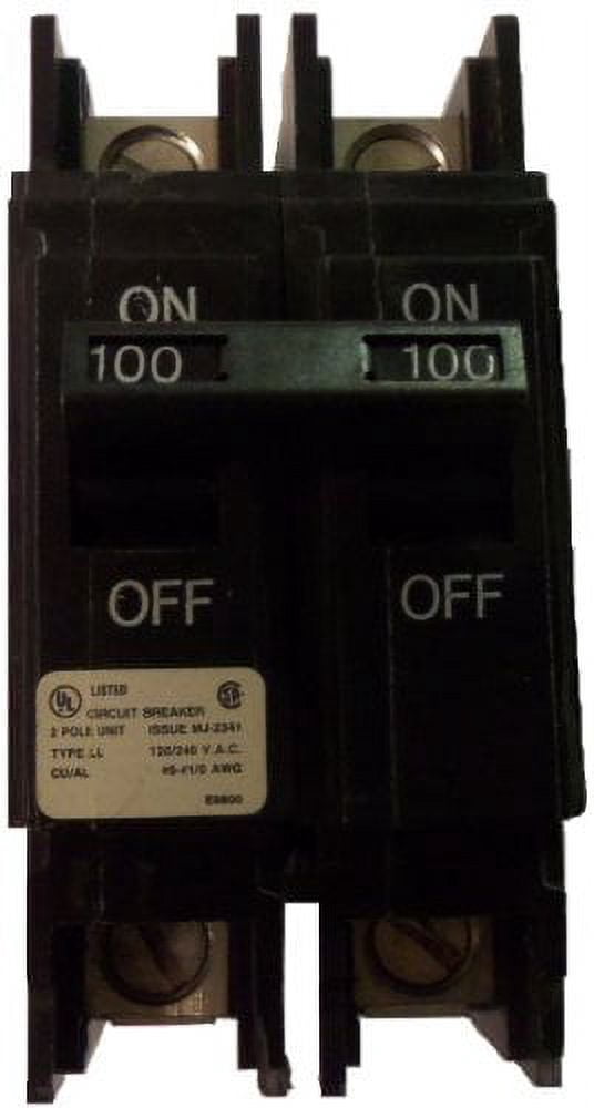 American LL2100 2 Pole 100 Amp Circuit Breaker LL