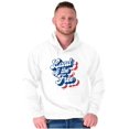 thumbnail image 1 of American Land of the Free Patriotic Hoodie Sweatshirt Women Men Brisco Brands X, 1 of 6
