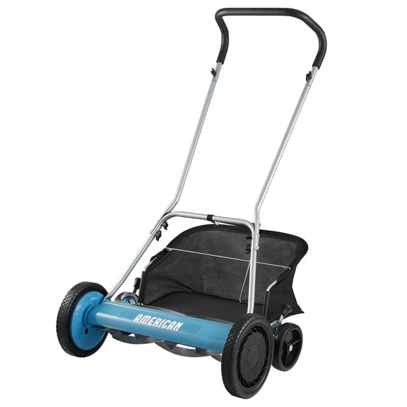 American Lawn Mower 2002-20 20-Inch 5-Blade Push Reel Lawn Mower, Grass Catcher Included