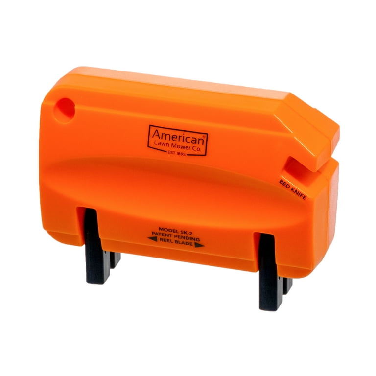 American Lawn Mower Co. SK-2 Reel Lawn Mower Hand Sharpener, Orange