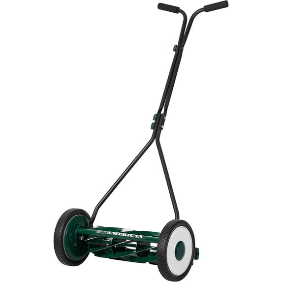 American Lawn Mower Company 1725-16GC 16-inch 7-Blade Reel Mower with Grass Catcher