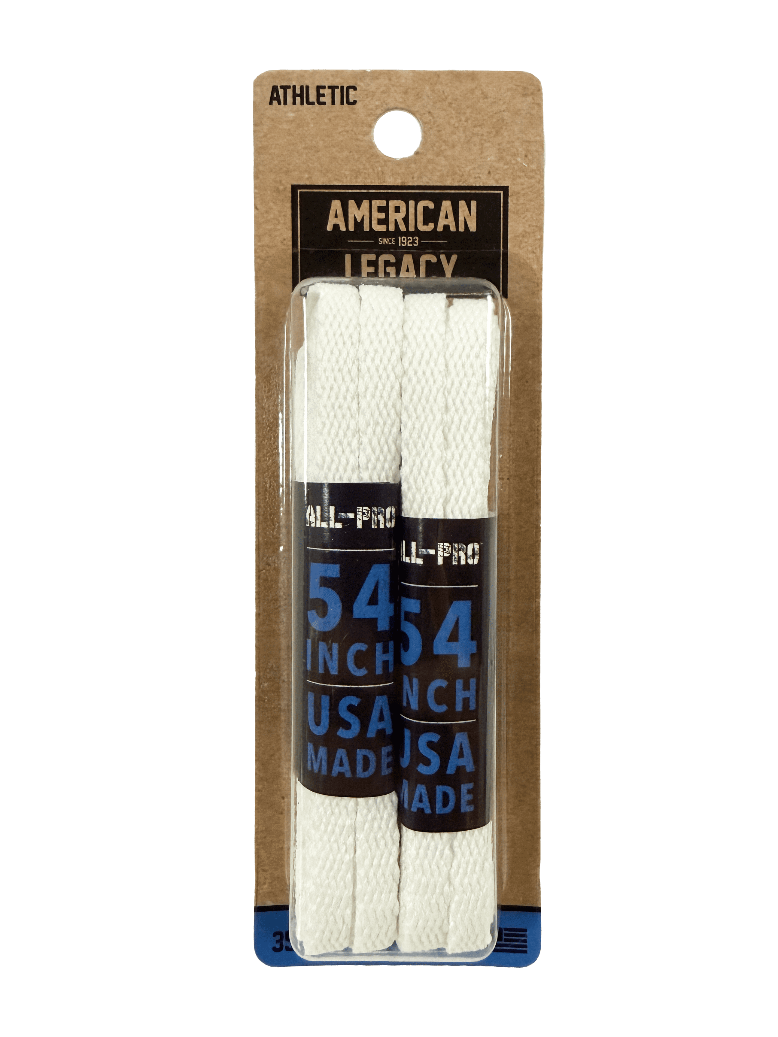 American-Legacy Athletic Narrow Flat White 2-Pack 54"
