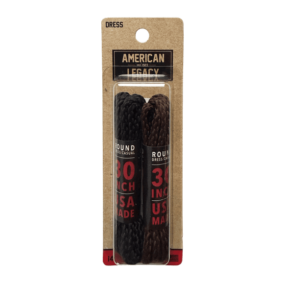 American-Legacy Dress Wax Brown/Black 30" 2-Pack