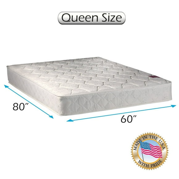 American Legacy Innerspring (Inner Spring) Queen Size (60"x80"x8")Gentle Firm, Mattress Only - Fully Assembled, Orthopedic, Good for your back, Superior Quality by Dream Solutions USA