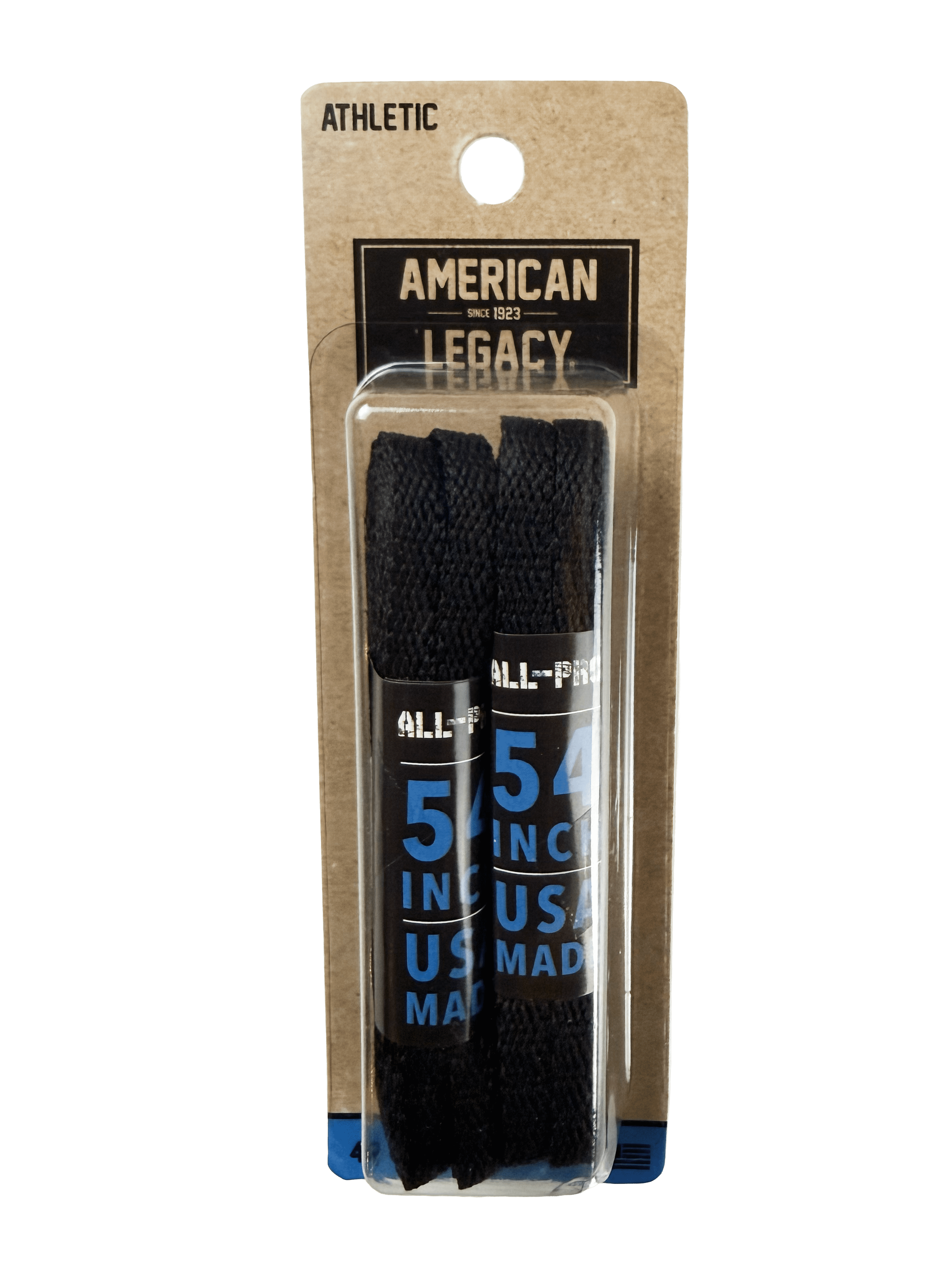 American-Legacy Athletic Narrow Flat Black 2-Pack 54"