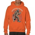 thumbnail image 1 of American Legend Bigfoot Sweatshirt Patriotic Funny Sasquatch Fan 4 July USA Flag Beer BBQ Tailgate Party Hoodie, 1 of 7
