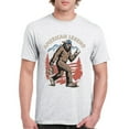 thumbnail image 1 of American Legend Bigfoot T-shirt Patriotic Funny Sasquatch Fan 4 July USA Flag Beer BBQ Tailgate Party Men's Tee, 1 of 7