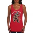 thumbnail image 1 of American Legend Bigfoot Women's Tank Top Patriotic Funny Sasquatch Fan 4 July USA Flag Beer BBQ Tailgate Party, 1 of 7