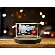 American Legend Chevrolet Corvette 1953-1962 - 3D Engraved Crystal Tribute