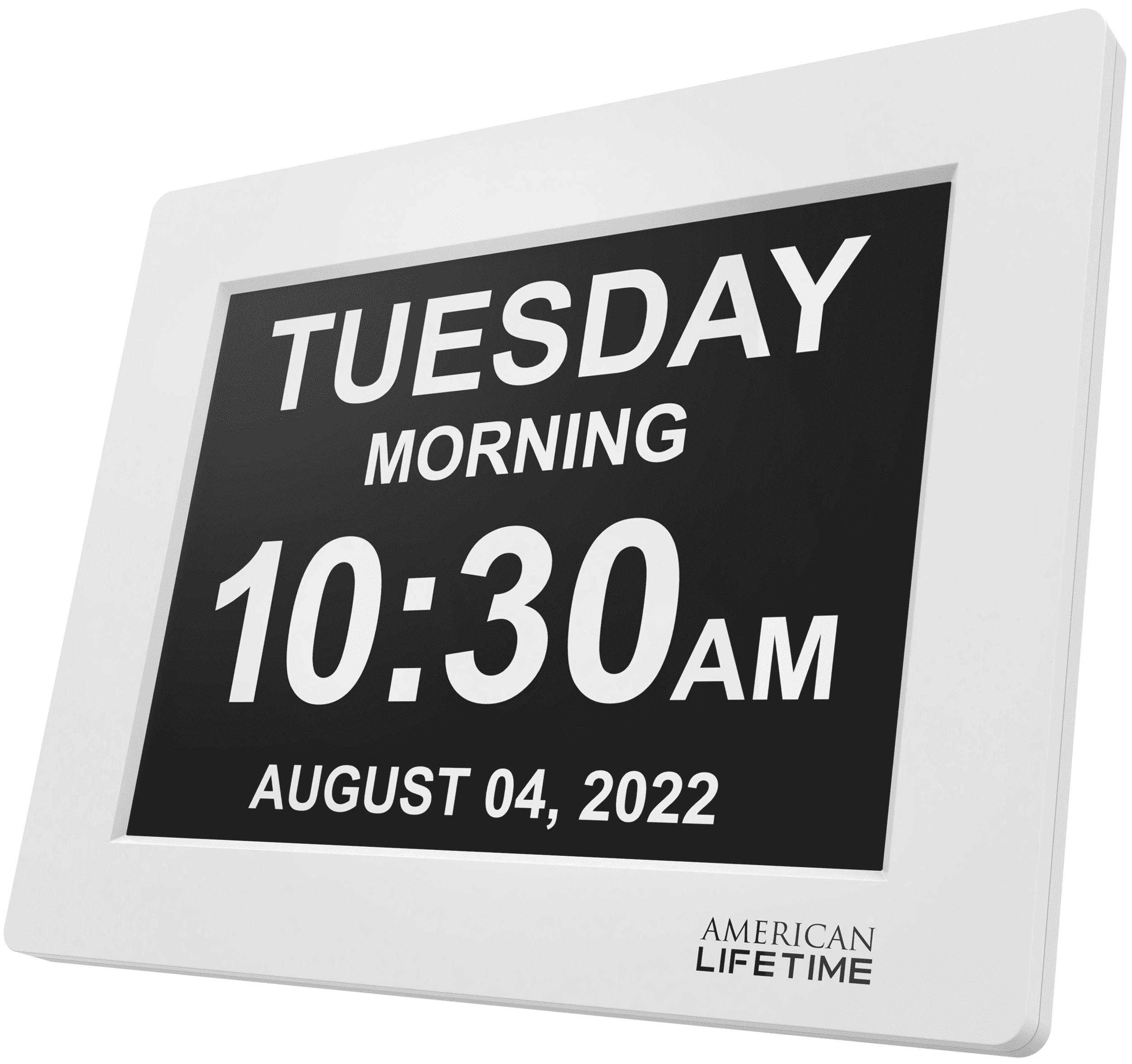 American Lifetime [Newest Version 12 Inch Day Clock Extra Large
