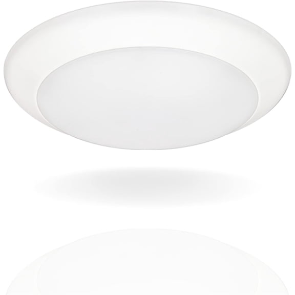 American Lighting QD6-30-WH - Quick Disc 6" Flush Mount Ceiling Light - 3000K-Single