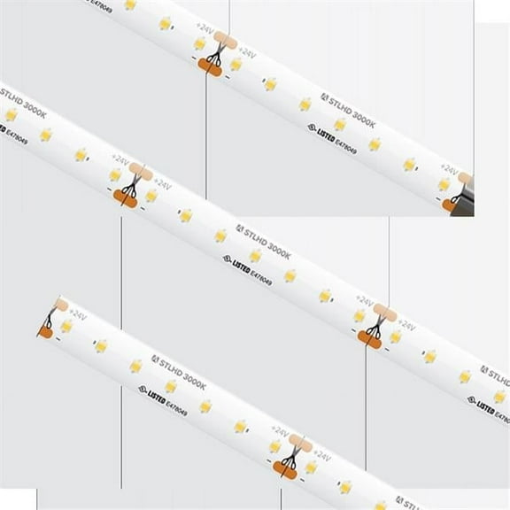 American Lighting STLHD-CW-100 Trulux Standard Grade HD LED Tape Light - 2.19 W by ft. - 5000K - 100ft Reel - 24 V, White