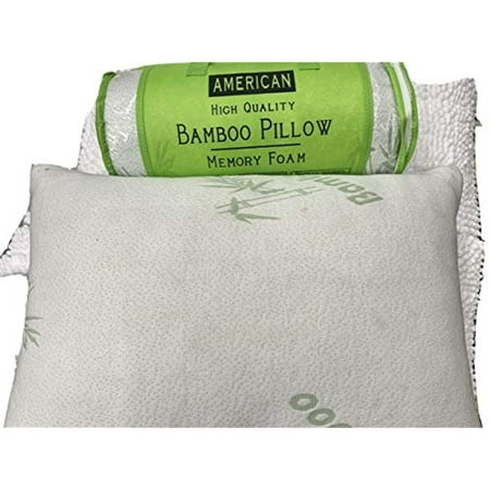 American Linen Bamboo Pillow- Top Class Pillow for Sleeping- Shredded Memory