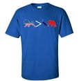 thumbnail image 1 of American Lion Greater Than Politics Unisex Short Sleeve T-shirt-Royal-5XL, 1 of 4