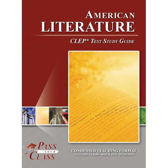 American Literature CLEP Test Study Guide, (Hardcover)