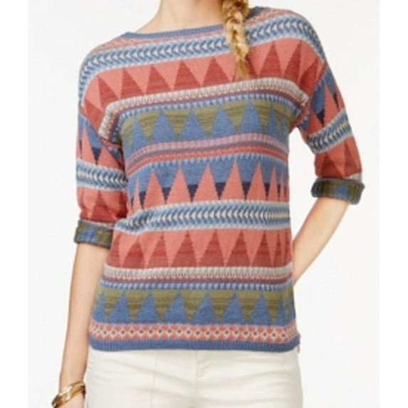 American Living NEW Blue Womens Size Medium M Indigo Boat Neck Sweater