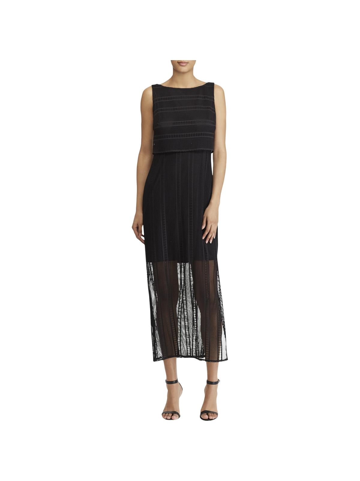 american living black dress Women's Lace Overlay Sleeveless Popover Maxi Size 16 Size:Small 7/8 filter_color_black adidas Originals '2000s Luxe' CL134944240