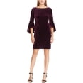 thumbnail image 1 of American Living Womens Celinda Sheath Dress, Purple, 4, 1 of 1
