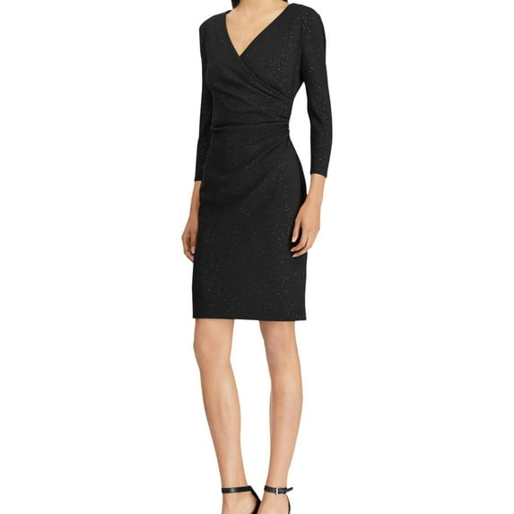 American Living Womens Fiona Cocktail Dress, Black, 8