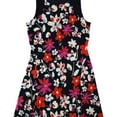 thumbnail image 1 of American Living Womens Floral Sheath A-line Dress, Blue, 12, 1 of 1