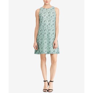 Robe American Living Taille 6 - Imprimé Floral Bleu - Coupe A-Line Sans Manches - Neuf Avec étiquettes