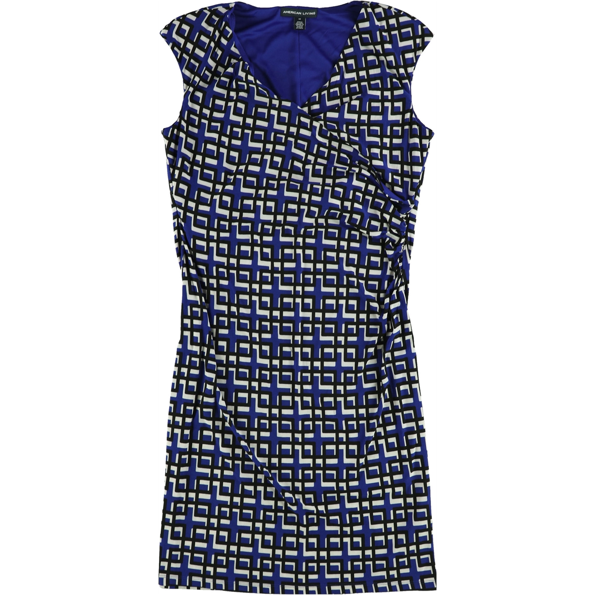 American Living Womens Geo Jersey Dress, Blue, 10 - Walmart.com American Living Womens Geo Jersey Dress, Blue, 10 - Walmart.com