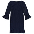 thumbnail image 1 of American Living Womens Lace Shift Dress, Blue, 8, 1 of 1