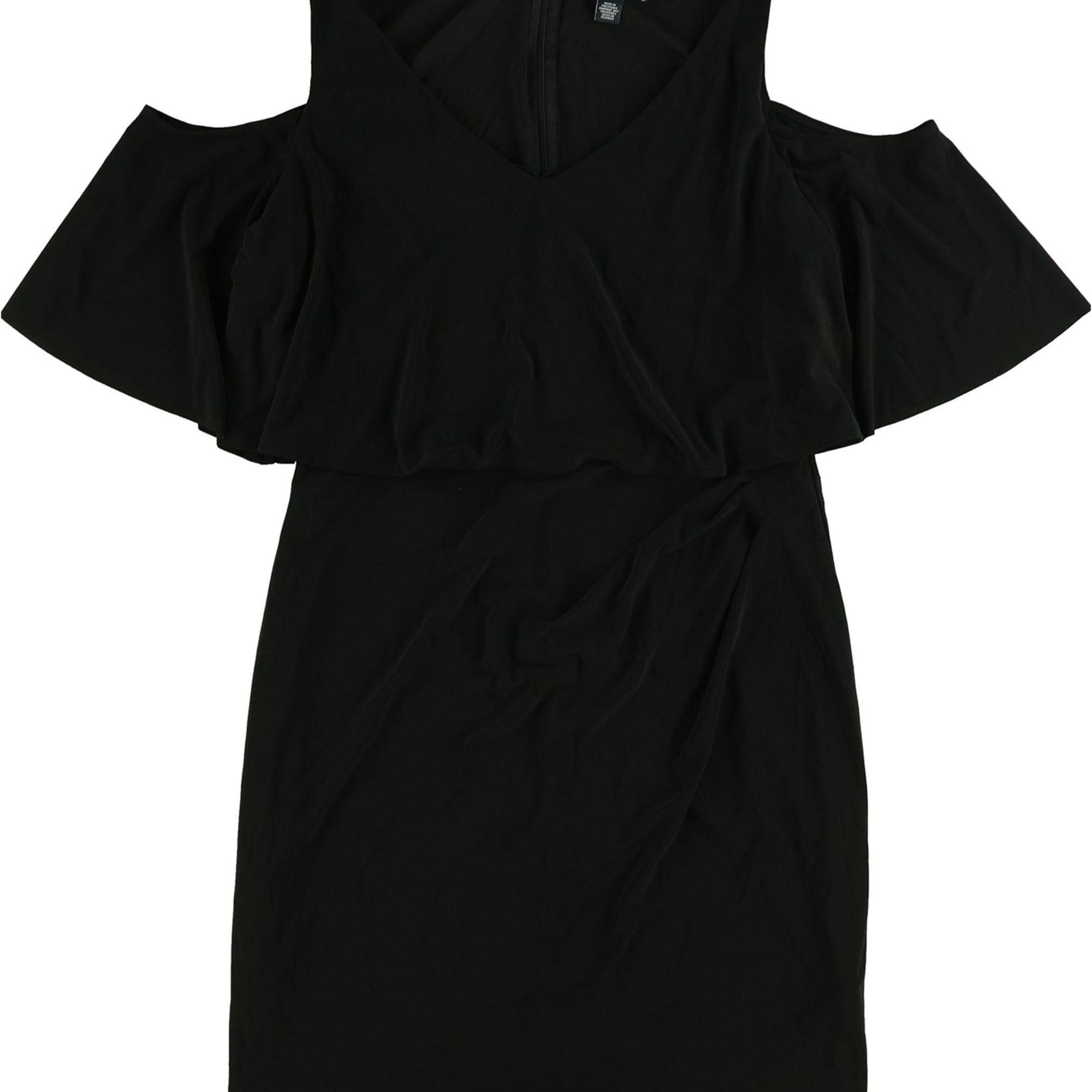 American Living Womens Popover A-line Dress, Black, 4 - Walmart.com