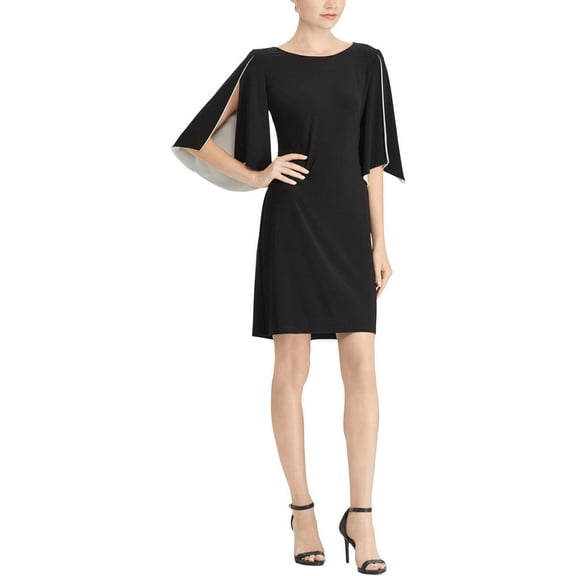 American Living Womens Split Sleeves Above Knee Cocktail Dress