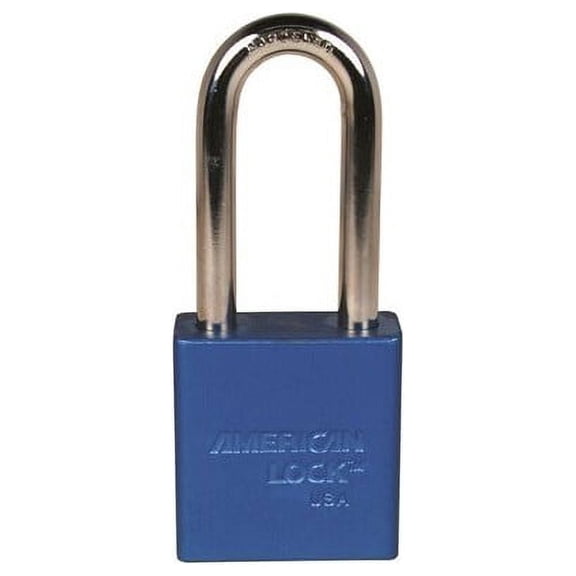 American Lock A1206KABLU Padlock, Blue Body Keyed Alike