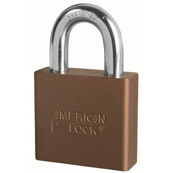 American Lock A1305KABRN Padlock, Brown Body Keyed Alike