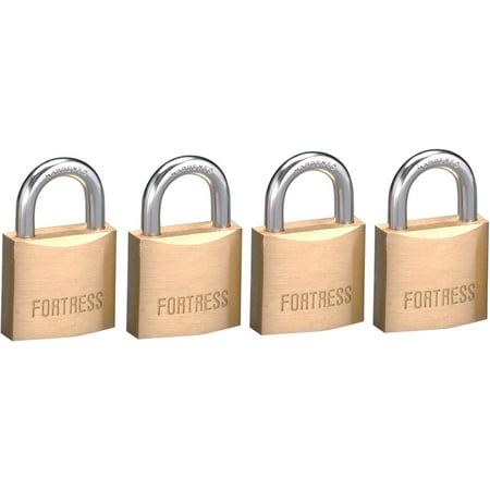 American Lock Fortress 1840Q Padlock 1-9/16 in W Body Brass
