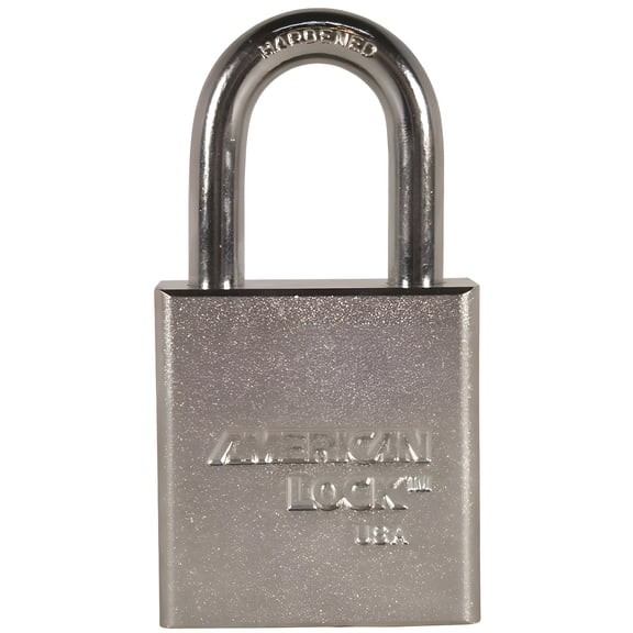 American Lock A5200 5200 Series 1-3/4 in. Solid Steel Padlock Body KD Triple Satin Chrome