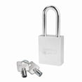 thumbnail image 1 of American Lock Keyed Padlock, 3/4 in,Rectangle,Silver A7201KA, 1 of 1