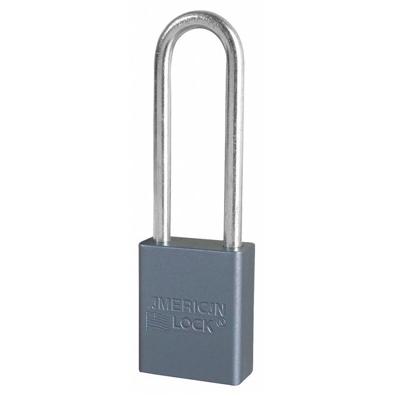 American Lock Lockout Padlock,KA,Silver  A32KA
