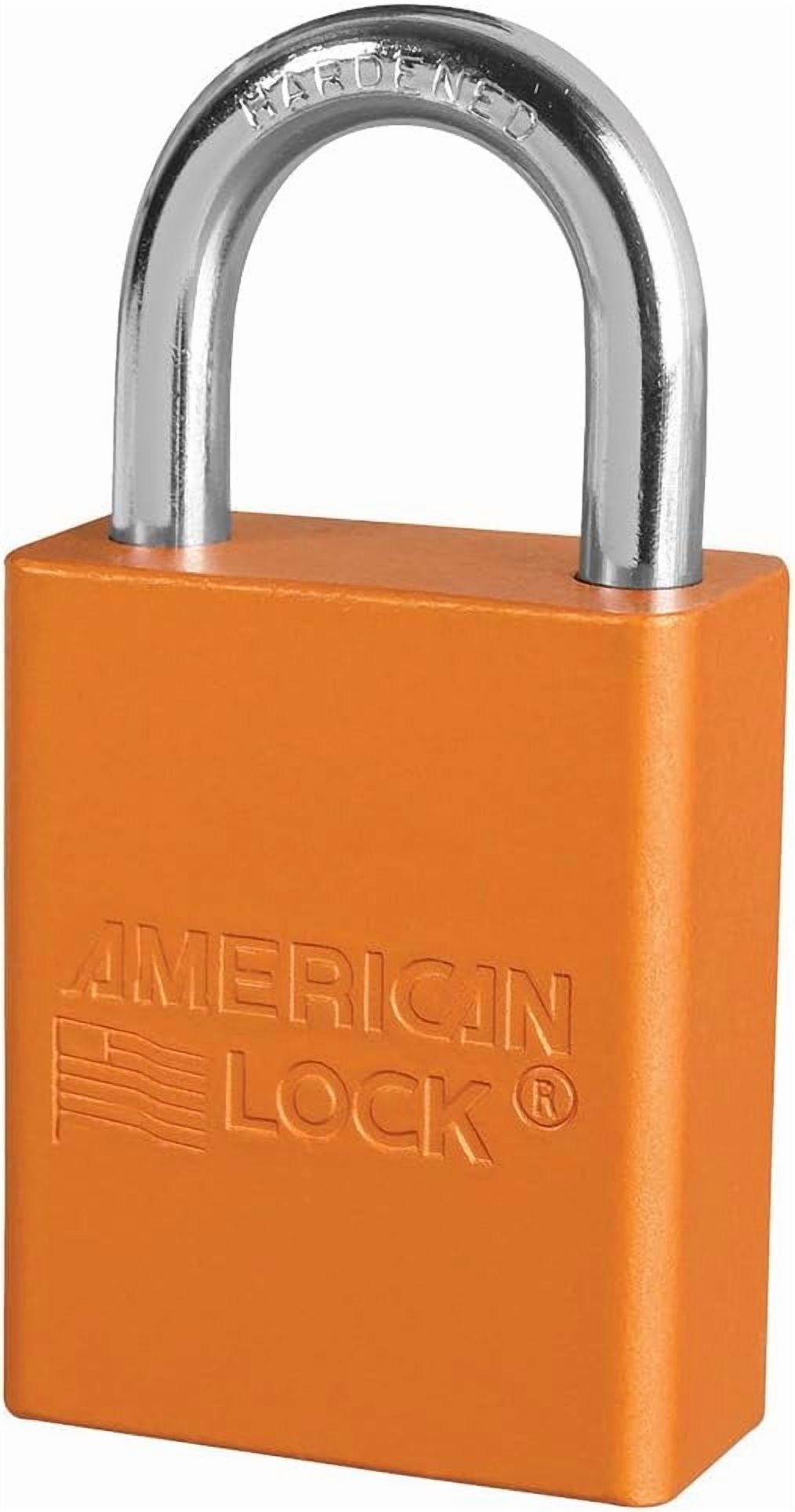 Random Padlocks American Lock Padlock, 1105 Orange Keyed Alike 63485 (6-Pack) - Walmart.com