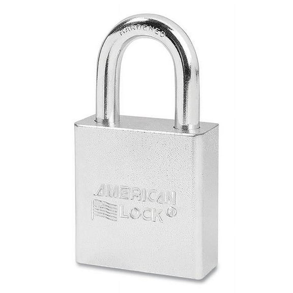 Padlocks, Keyed Alike, Standard Shackle, Rectangular Steel Body, Boron Shackle, 3/4 in W, 10 PK