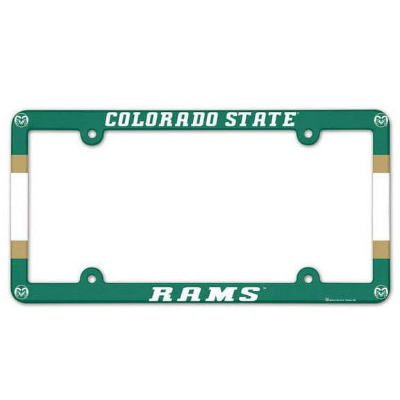 American Logo Products Colorado State Rams License Plate Frame
